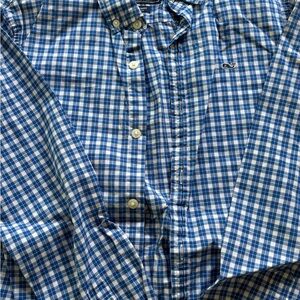 Vineyard Vines KIDS, Blue Checkered Shirt, Large 16